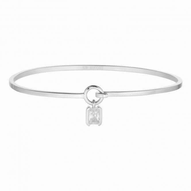 White Zirconia Roccanova Bangle SJ-B42262-CZ