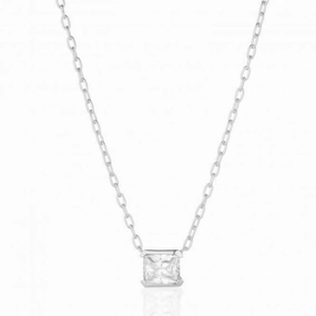 White Zirconia Roccanova Grande Necklace SJ-N42258-CZ