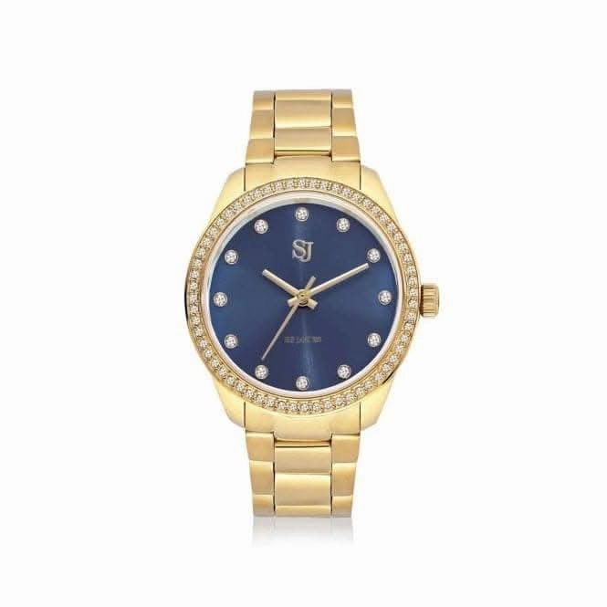 White Zirconia Valeria Watch SJ-W2307-CZ-YG