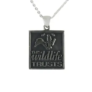 Wild life Trust Collection Sterling Silver Square Necklace