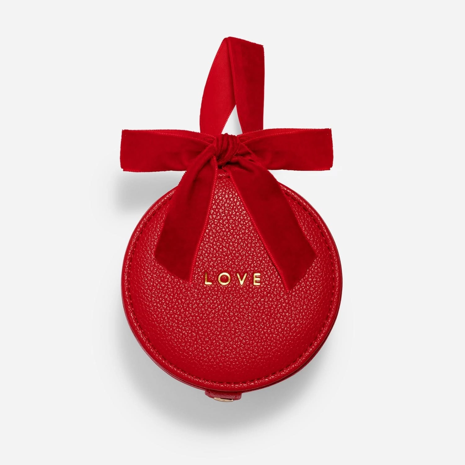 With Love Bauble Jewellery Box Silver Plated 7792