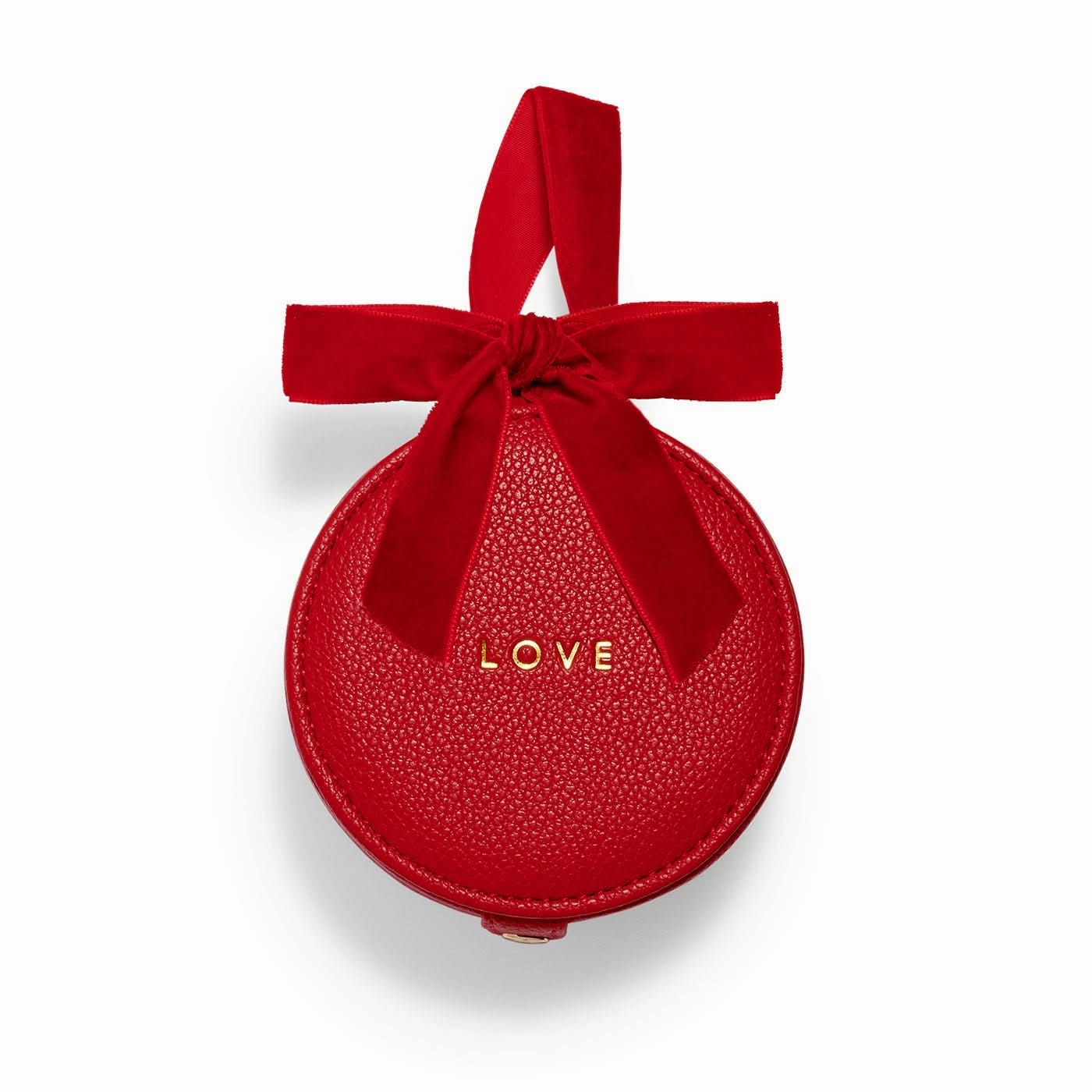 With Love Bauble Jewellery Box Silver Plated 7792