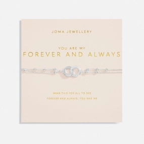 You Are My Forever Always Silver Plated 18cm   3cm Bracelet 6736