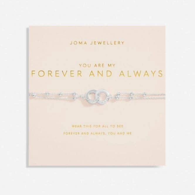 You Are My Forever Always Silver Plated 18cm   3cm Bracelet 6736